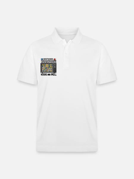 German TV - Advertising and garbage - Stanley/Stella Unisex Organic Polo Shirt PREPSTER - white