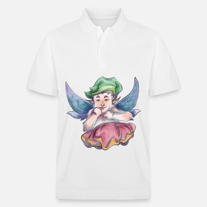 Bébé elfe - Polo PREPSTER bio Stanley/Stella Unisexe - blanc
