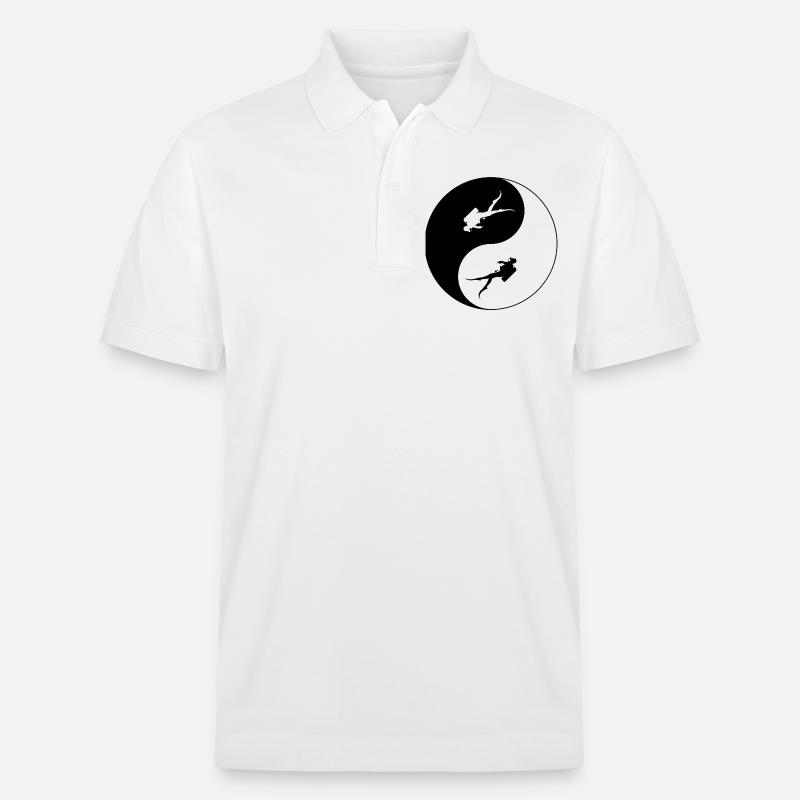 Tauchen Dive Diver - Stanley/Stella Unisex Bio-Poloshirt PREPSTER - Weiß