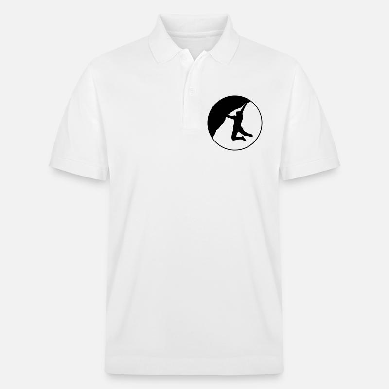 Climbing rund 2 - Stanley/Stella Unisex Bio-Poloshirt PREPSTER - Weiß