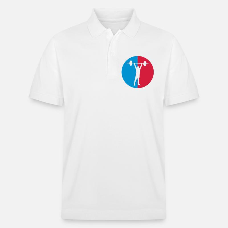 Strength training / Krafttraining / Musculation - Stanley/Stella Unisex Bio-Poloshirt PREPSTER - Weiß