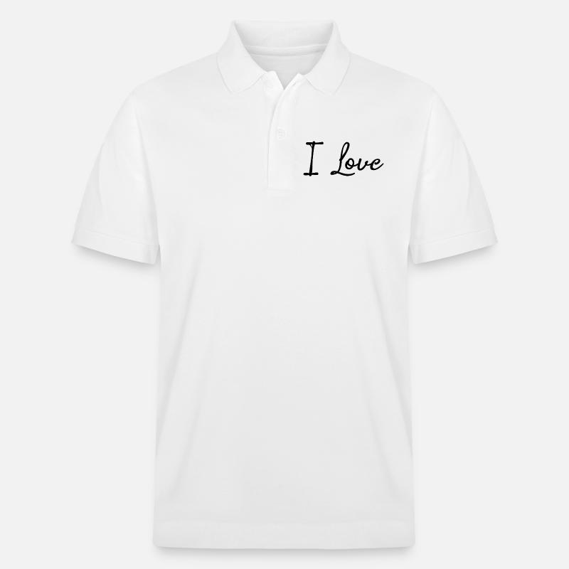 Liberté d’expression Paix Amour Déclaration Émotions - Polo PREPSTER bio Stanley/Stella Unisexe - blanc