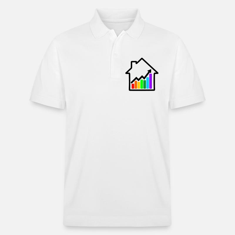 Le prix des maisons augmente. - Polo PREPSTER bio Stanley/Stella Unisexe - blanc