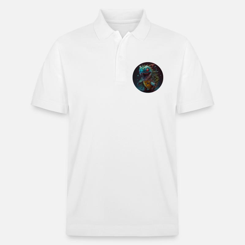 Süsses Monster Comic - Stanley/Stella Unisex Bio-Poloshirt PREPSTER - Weiß