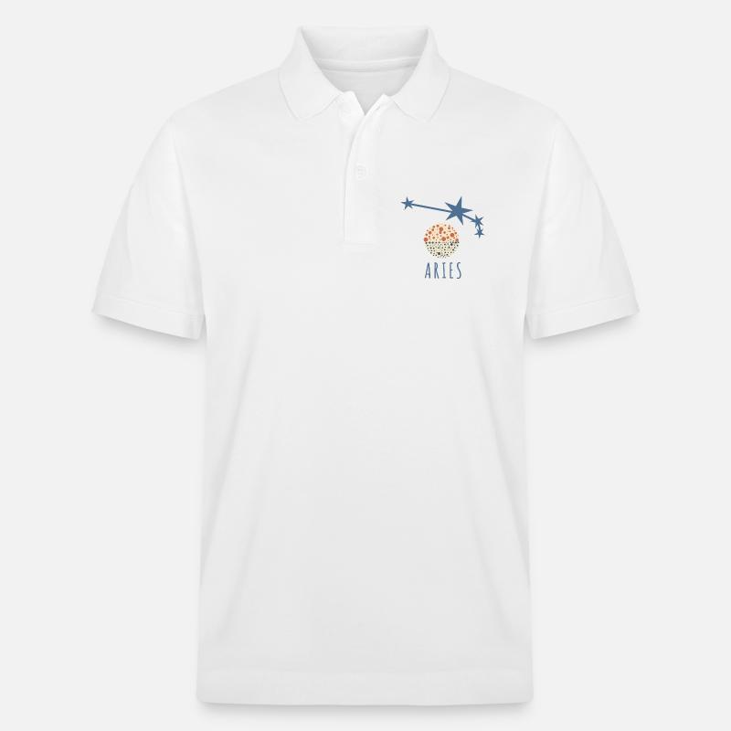 Das Sternbild Widder - Stanley/Stella Unisex Bio-Poloshirt PREPSTER - Weiß