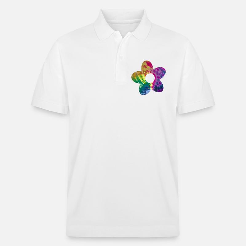 Fleur de Batik - Polo PREPSTER bio Stanley/Stella Unisexe - blanc