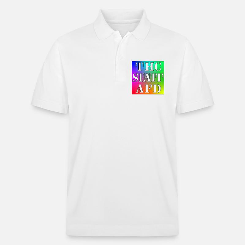 THC STATT AFD - Stanley/Stella Unisex Bio-Poloshirt PREPSTER - Weiß