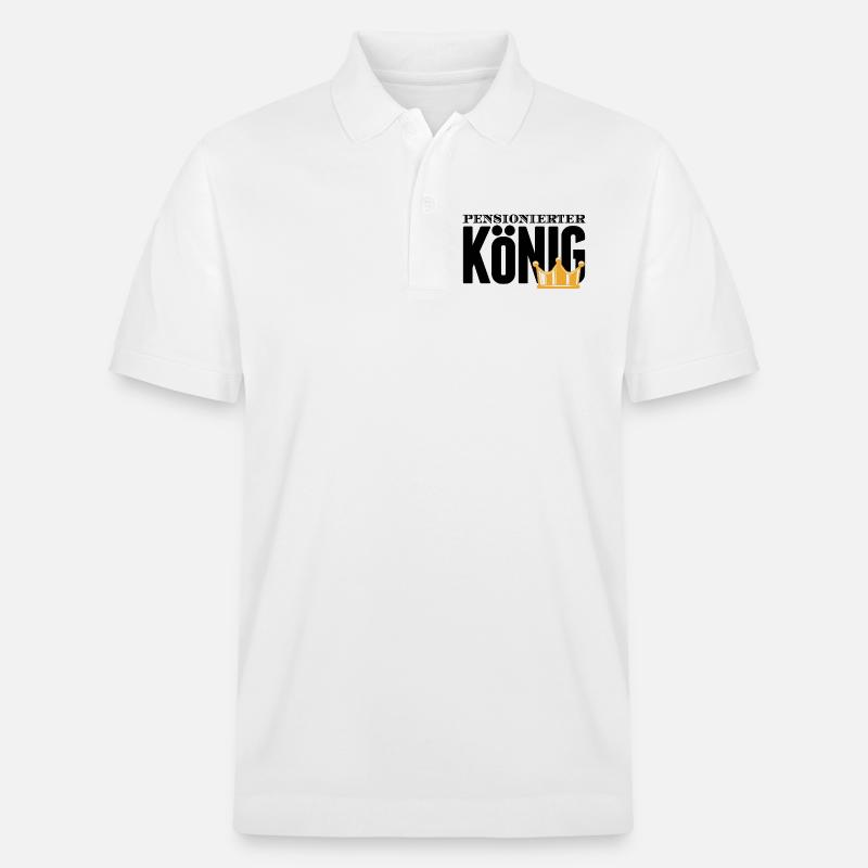 Ruhestand Statement Pensionär Auszeit Abschied - Stanley/Stella Unisex Bio-Poloshirt PREPSTER - Weiß