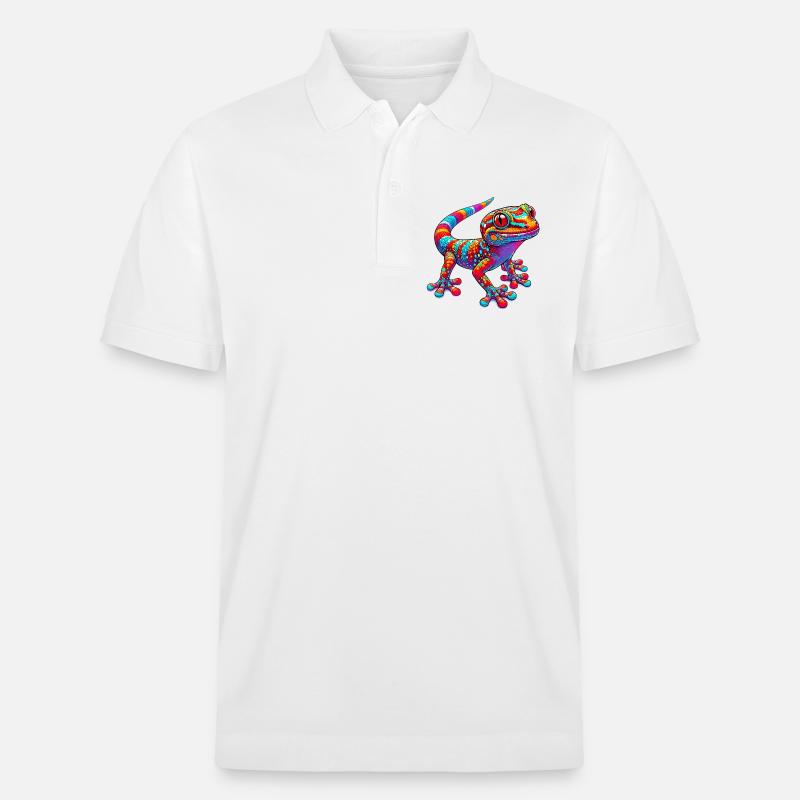 Gecko - Polo PREPSTER bio Stanley/Stella Unisexe - blanc