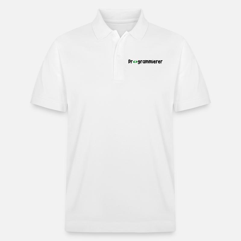 Programmierer Developer Webentwickler Skripting - Stanley/Stella Unisex Bio-Poloshirt PREPSTER - Weiß