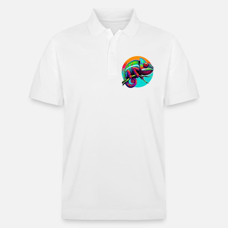 Chamäleon - Stanley/Stella Unisex Bio-Poloshirt PREPSTER - Weiß