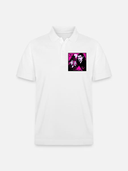 Vampire Countess - Stanley/Stella Unisex Organic Polo Shirt PREPSTER - white