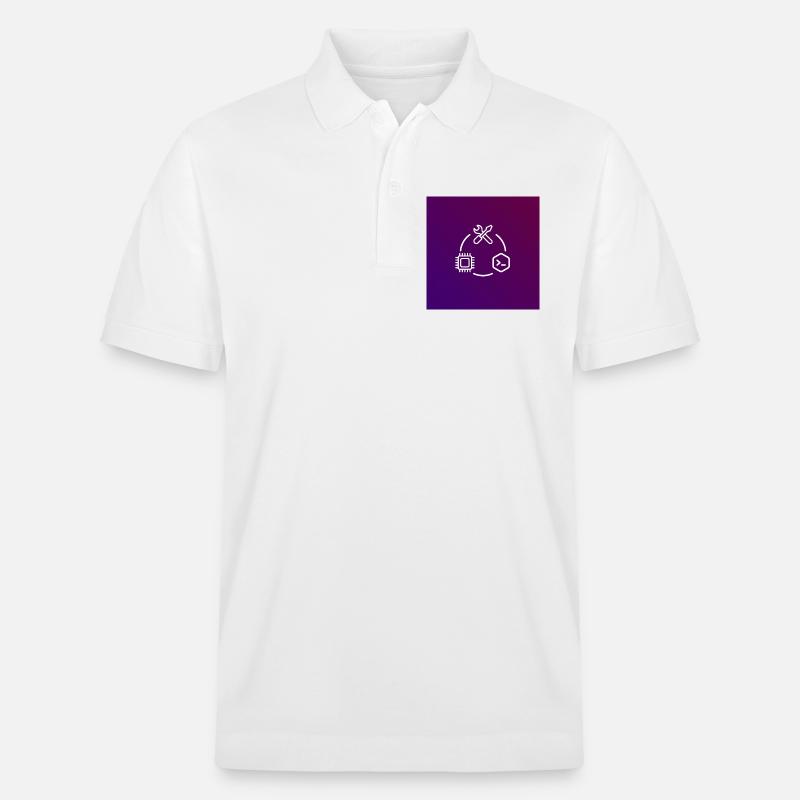 TechKreis Chip Code Werkzeug - Stanley/Stella Unisex Bio-Poloshirt PREPSTER - Weiß