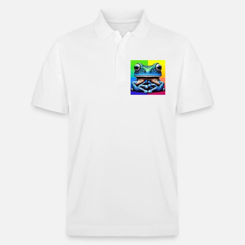 Frosch - Stanley/Stella Unisex Bio-Poloshirt PREPSTER - Weiß