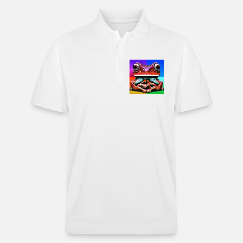 Frosch - Stanley/Stella Unisex Bio-Poloshirt PREPSTER - Weiß