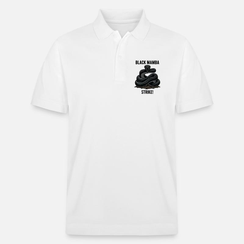 Mamba Noir Serpent Danger Strike Mamba - Polo PREPSTER bio Stanley/Stella Unisexe - blanc