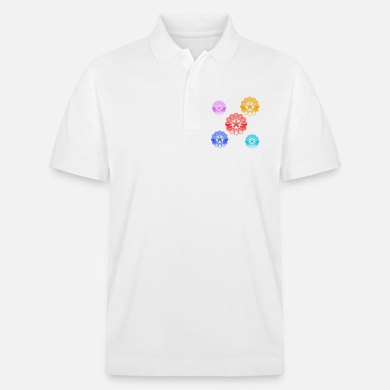 Fleur - Polo PREPSTER bio Stanley/Stella Unisexe - blanc