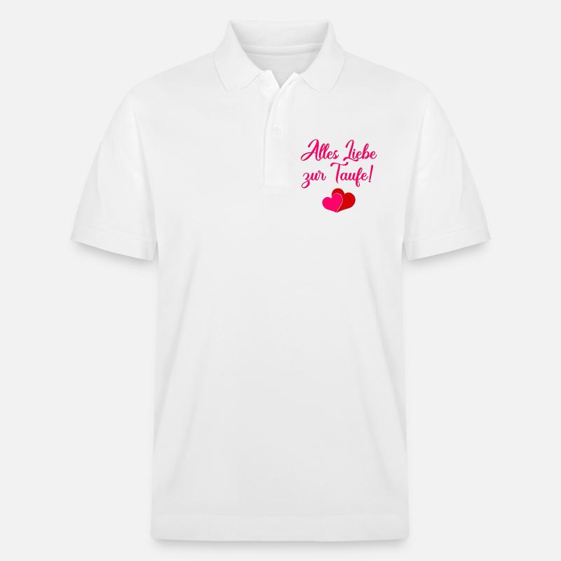 Paroles de baptême Bébé du baptême - Polo PREPSTER bio Stanley/Stella Unisexe - blanc