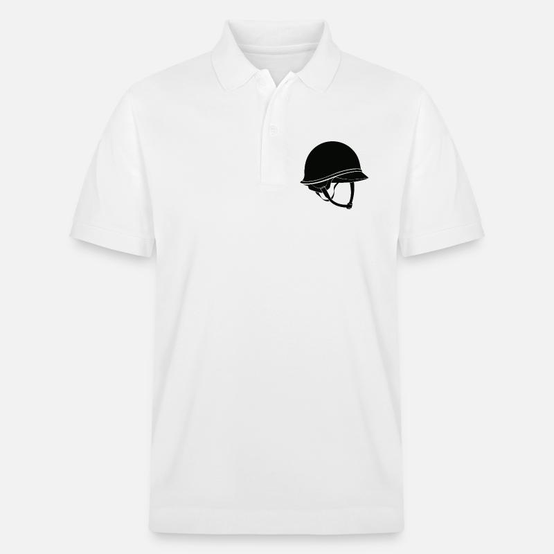 Casque de l’armée - Polo PREPSTER bio Stanley/Stella Unisexe - blanc