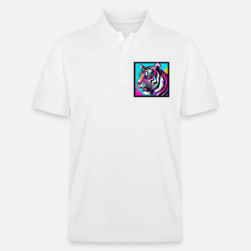 Tigre - Polo PREPSTER bio Stanley/Stella Unisexe - blanc