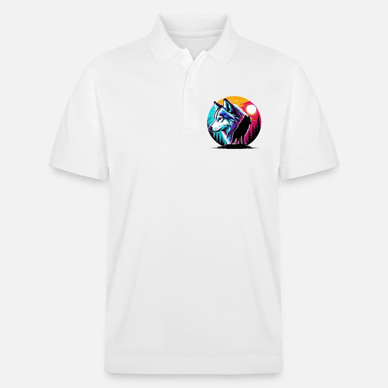 Loup - Polo PREPSTER bio Stanley/Stella Unisexe - blanc