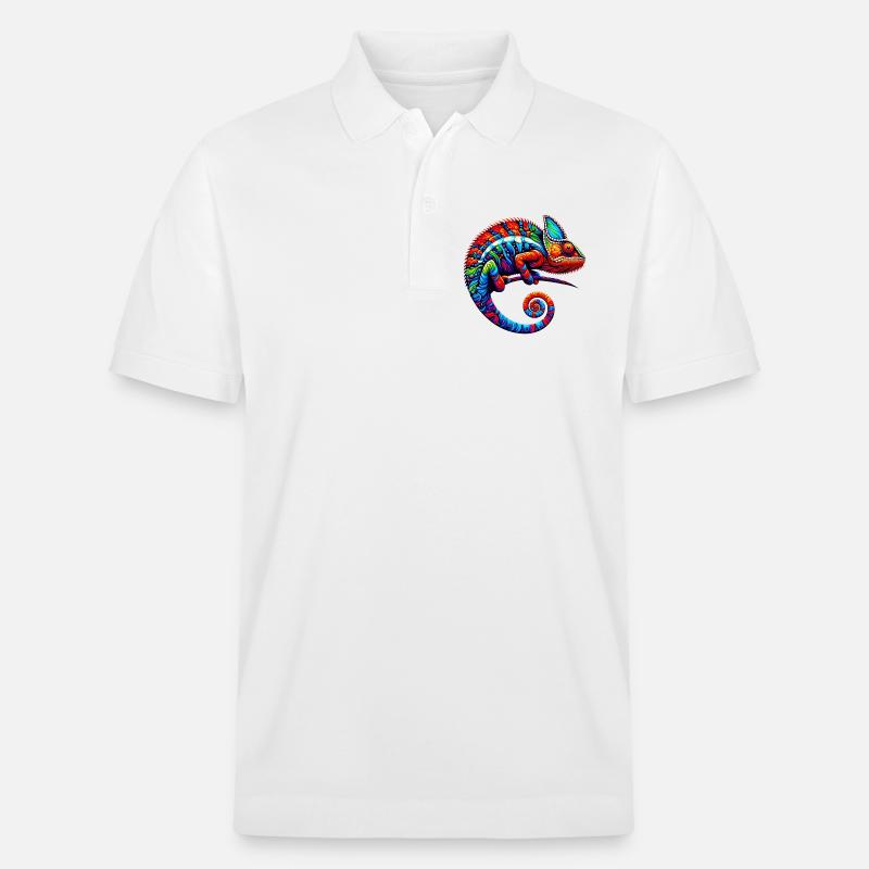 Chamäleon - Stanley/Stella Unisex Bio-Poloshirt PREPSTER - Weiß