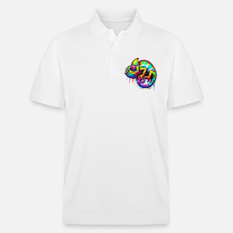 Chamäleon - Stanley/Stella Unisex Bio-Poloshirt PREPSTER - Weiß