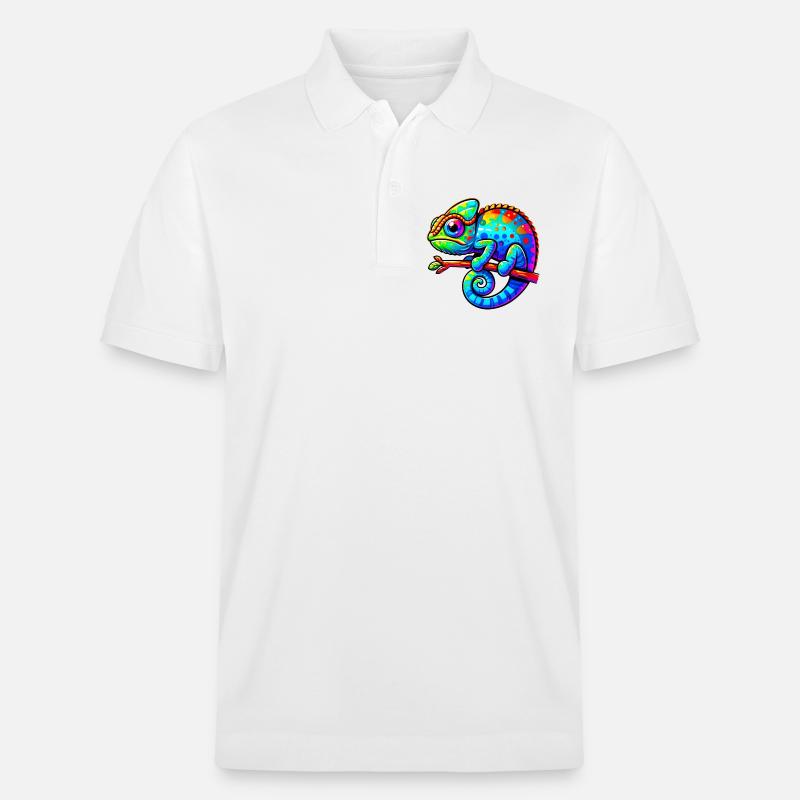 Chamäleon - Stanley/Stella Unisex Bio-Poloshirt PREPSTER - Weiß