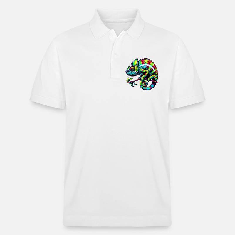 Chamäleon - Stanley/Stella Unisex Bio-Poloshirt PREPSTER - Weiß