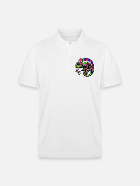Chameleon - Stanley/Stella Unisex Organic Polo Shirt PREPSTER - white