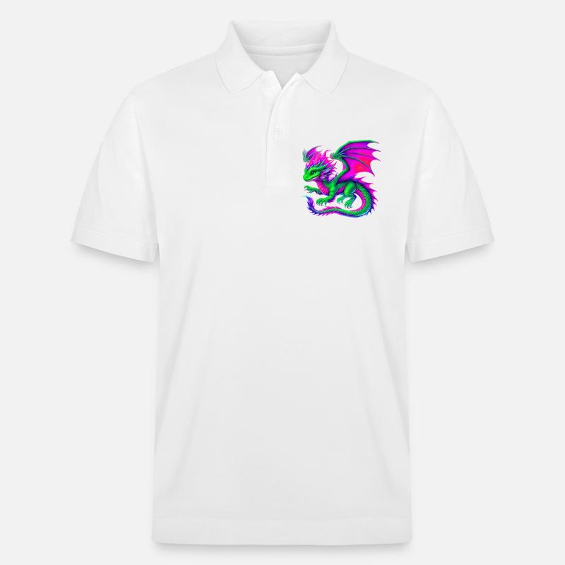 Dragon - Polo PREPSTER bio Stanley/Stella Unisexe - blanc
