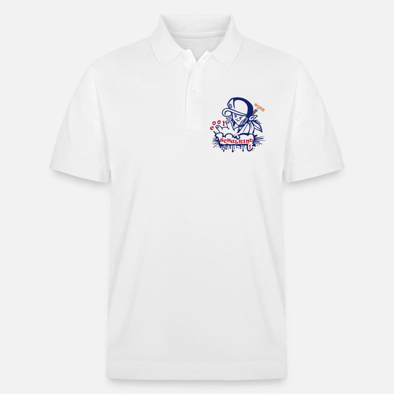 Schulkind - Stanley/Stella Unisex Bio-Poloshirt PREPSTER - Weiß