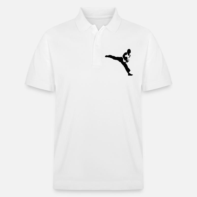 Taekwondo - Stanley/Stella Unisex Bio-Poloshirt PREPSTER - Weiß
