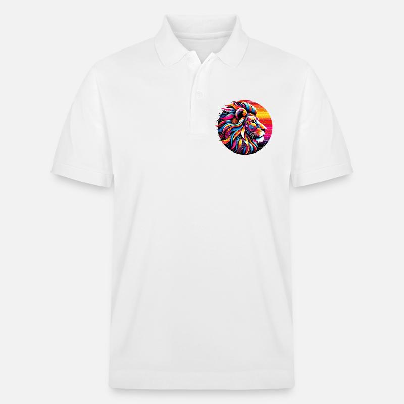 Lion - Polo PREPSTER bio Stanley/Stella Unisexe - blanc