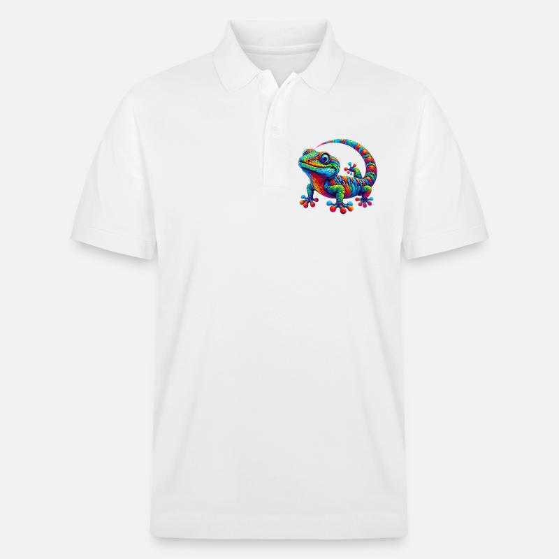 Gecko - Polo PREPSTER bio Stanley/Stella Unisexe - blanc