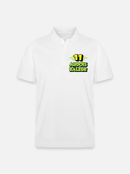 Complaining Audois - Stanley/Stella Unisex Organic Polo Shirt PREPSTER - white