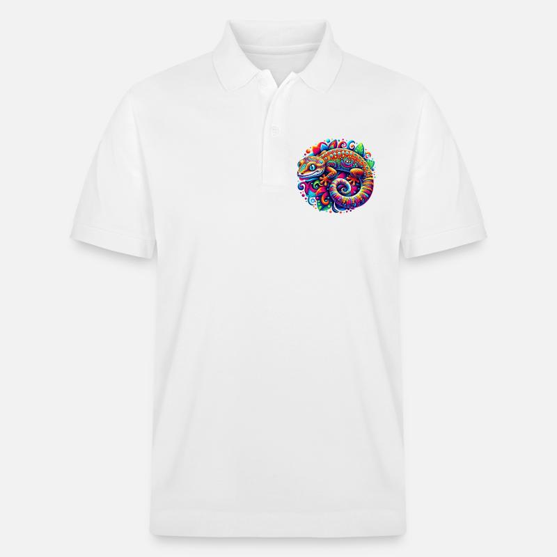 Gecko - Polo PREPSTER bio Stanley/Stella Unisexe - blanc