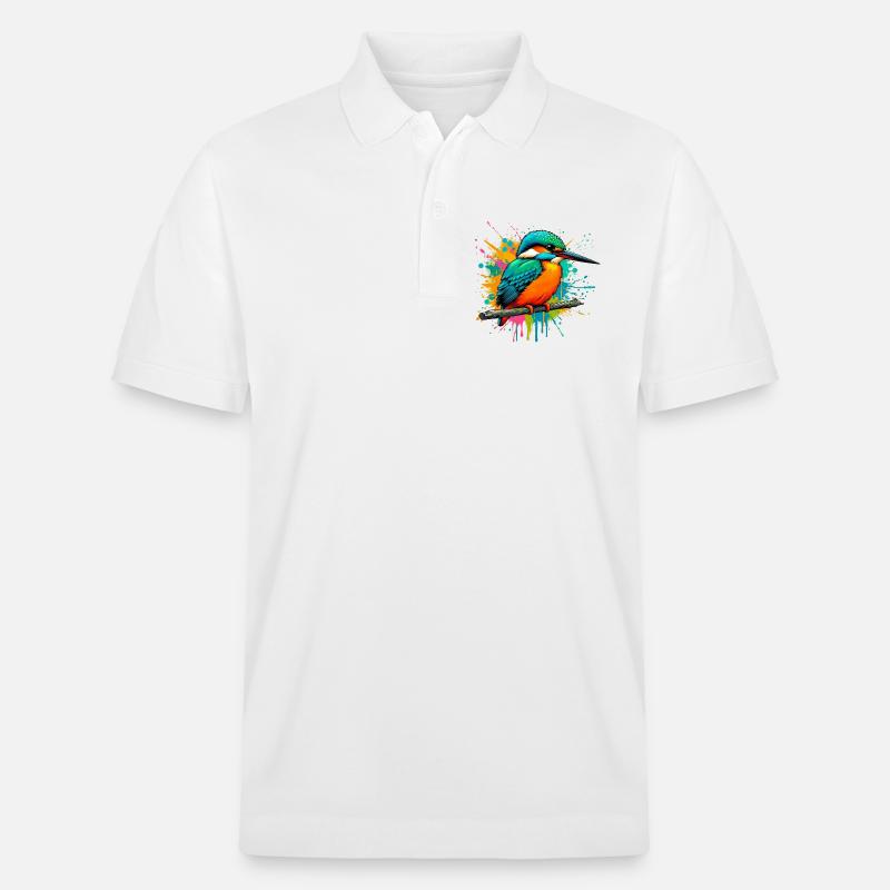 Eisvogel - Stanley/Stella Unisex Bio-Poloshirt PREPSTER - Weiß