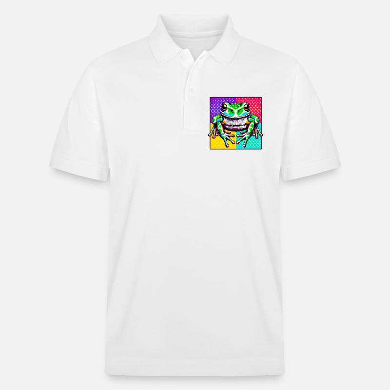 Frosch - Stanley/Stella Unisex Bio-Poloshirt PREPSTER - Weiß