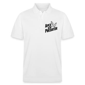 Apex Air Predator - Polo PREPSTER bio Stanley/Stella Unisexe - blanc - Devant - Roxy (174cm) & Andy (188cm)