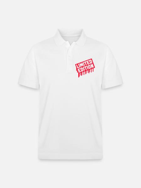 Limited Edition Stamp - Stanley/Stella Unisex Organic Polo Shirt PREPSTER - white