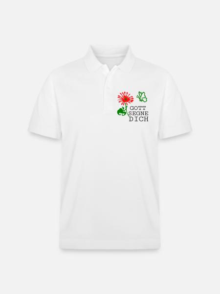 Konfirmation - Stanley/Stella Unisex Bio-Poloshirt PREPSTER - Weiß