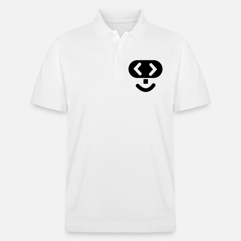 Hacker-Logo 2 - Stanley/Stella Unisex Bio-Poloshirt PREPSTER - Weiß