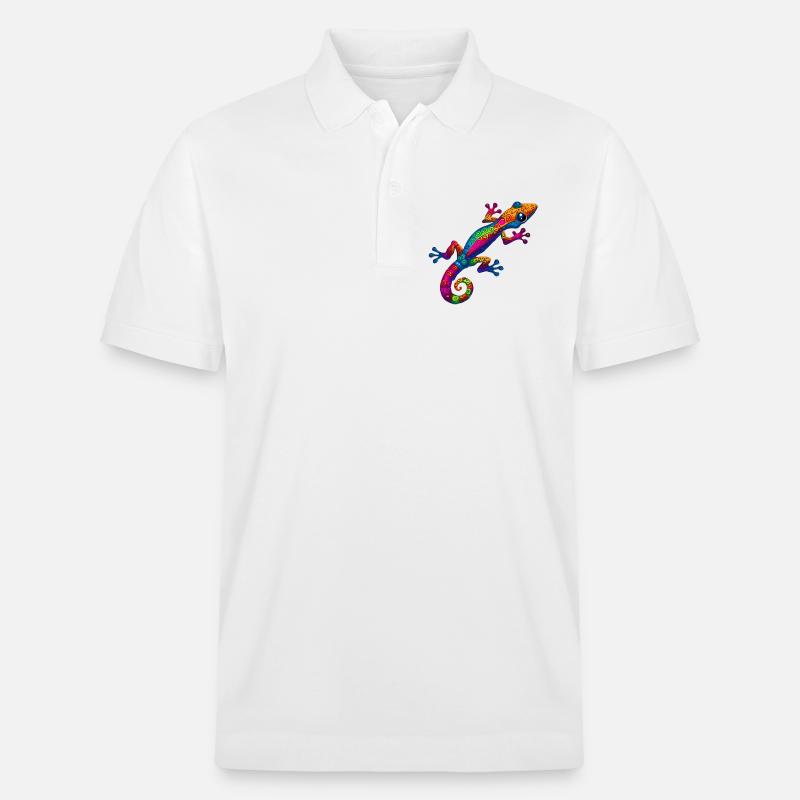 Gecko - Polo PREPSTER bio Stanley/Stella Unisexe - blanc