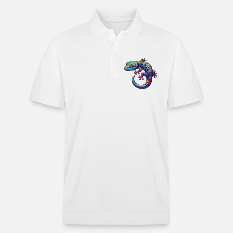 Gecko - Polo PREPSTER bio Stanley/Stella Unisexe - blanc