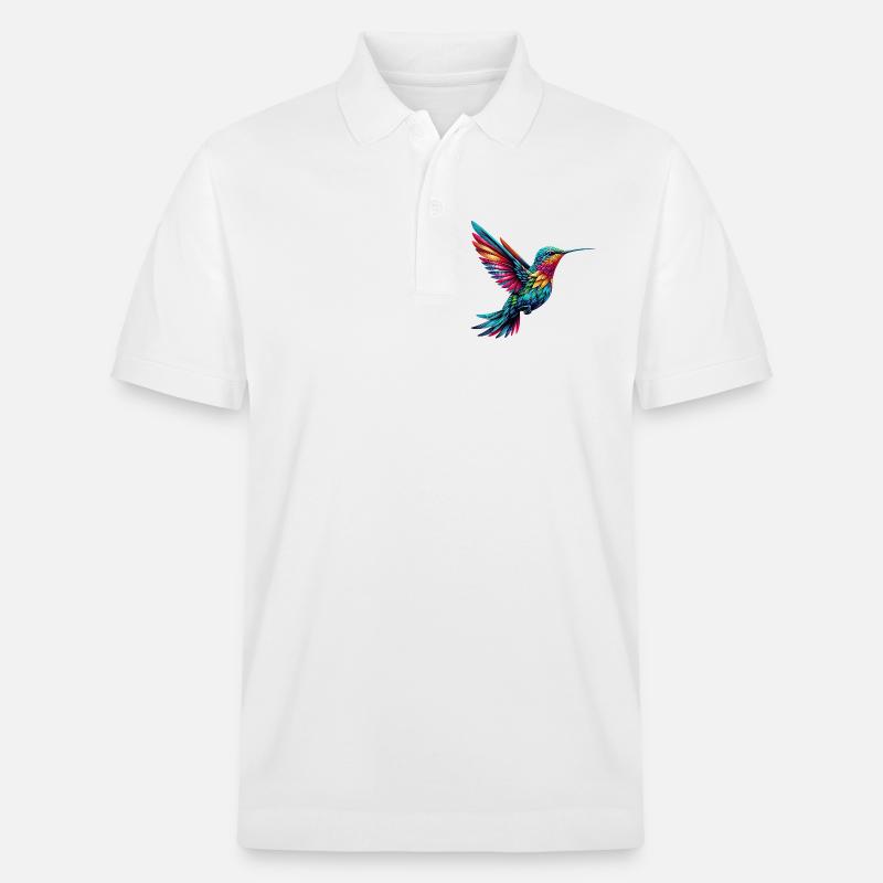 Kolibri - Stanley/Stella Unisex Bio-Poloshirt PREPSTER - Weiß
