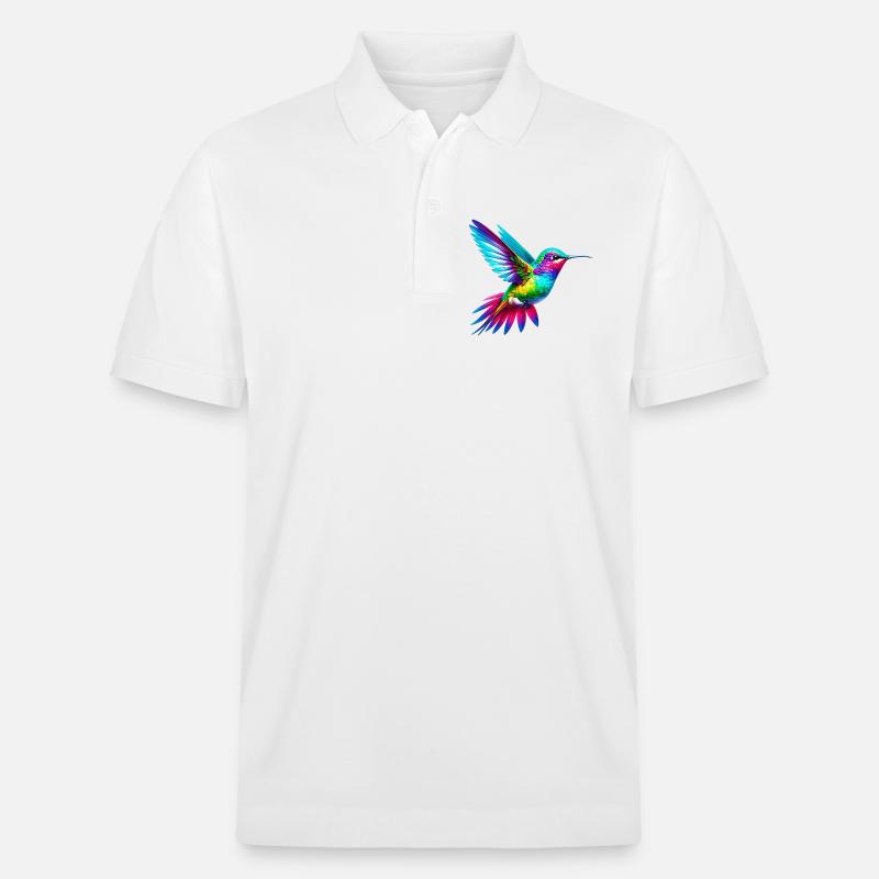 Kolibri - Stanley/Stella Unisex Bio-Poloshirt PREPSTER - Weiß