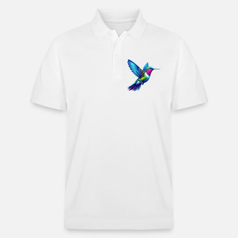 Kolibri - Stanley/Stella Unisex Bio-Poloshirt PREPSTER - Weiß