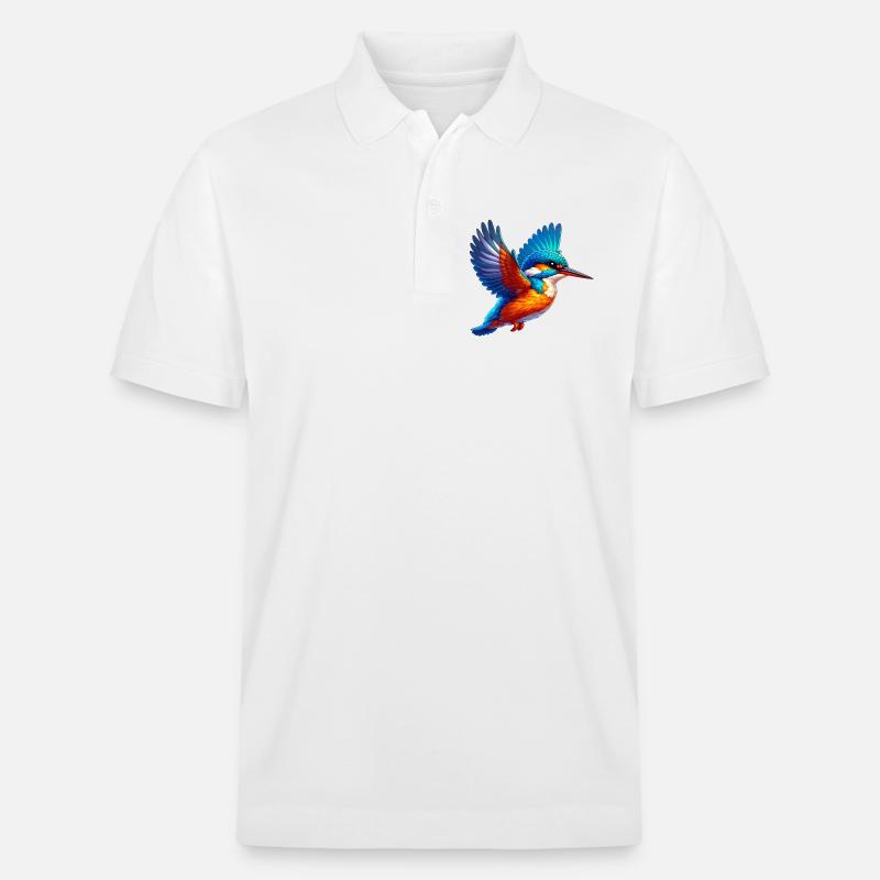 Eisvogel - Stanley/Stella Unisex Bio-Poloshirt PREPSTER - Weiß