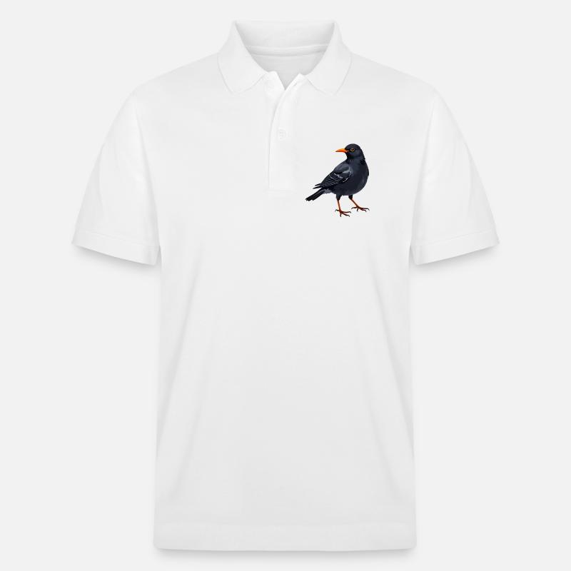 Merle - Polo PREPSTER bio Stanley/Stella Unisexe - blanc